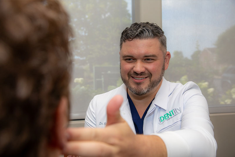 doctor providing solution for severe bone loss